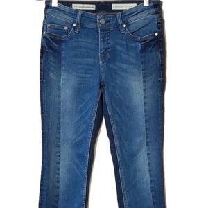 Anthropologie Parallel raw,cropped designer denim